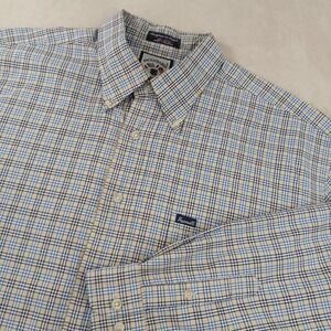 Faconnable XL Mens Shirt Button Up Long Sleeve Twill 25x30